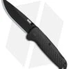 SOG Adventurer LB Blackout Lock Back Knife GFN Black (3.5" Black) 13110157