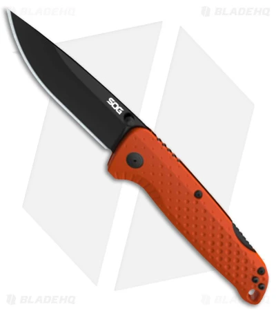SOG Adventurer LB Lock Back Knife GFN Blaze Orange/Black (3.5" Black) 13110257 3 SOG Adventurer LB Lock Back Knife GFN Blaze Orange/Black (3.5" Black) 13110257