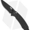 SOG Banner Spring Assisted Knife Black Aluminum (3.5" Black) BA1001 -Sog SOG Banner black aluminum black BA1001 BHQ 52223 er