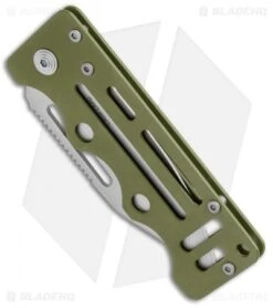 SOG Cash Card Liner Lock Wallet Knife Moss Green (2.75" Satin) EZ5 7 SOG Cash Card Liner Lock Wallet Knife Moss Green (2.75" Satin) EZ5 -Sog SOG Cash Card LL Wallet Garnet Moss Green Satin EZ5 CP BHQ 104058 jr spine