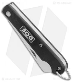 SOG Contractor II Pocket Knife (2.5" Satin Plain) EL-20 -Sog SOG Contractor II EL 20 SOG99558 BHQ 8451 jr spine 2