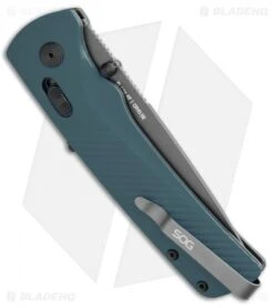 SOG Flash AT-XR Lock Knife Urban Gray GRN (3.45" Dark Gray) -Sog SOG Flash Mk3 ATXR Lock Urban Gray Blue Gray BHQ 105724 jr side