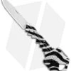 SOG Key Lockback Knife Keychain Utility Zebra (1.5" Satin) KEY-CT -Sog SOG Key Knife Zebra KEY 110B BHQ 49723 jr 2