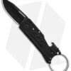 SOG Keytron Clip Point Folding Knife Key Chain Blackout (1.9" Black) KT1003-CP -Sog SOG Keytron CP Key Chain Blackout Black KT1003 CP BHQ 104065 jr