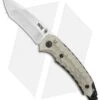 SOG Kiku Spring Assisted Knife Linen Micarta (3.5" Satin) KU-3001 -Sog SOG Kiku assisted linen micarta satin KU 3001 BHQ 52243 jr
