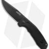 SOG Knives SOG-TAC AU Drop Point Automatic Knife Black Aluminum (3.4" Black) -Sog SOG Knives SOG TAC AU Auto Black Black BHQ 119258 jr