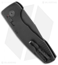 SOG Knives SOG-TAC AU Compact Automatic Knife Black (3" Black) -Sog SOG Knives SOG TAC AU Compact Auto Black Black 15 38 07 57 BHQ 119252 jr side