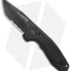 SOG Knives SOG-TAC AU Compact Tanto Automatic Knife Aluminum (2.9" Black Serr) -Sog SOG Knives SOG TAC AU Compact Auto Tanto Black Black Serr BHQ 119255 jr