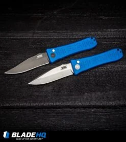 SOG Knives Spec Elite I Automatic Knife Blue (3.5" Satin) SE-51BU -Sog SOG Knives Spec Elite I Automatic Knife Blue Satin SE 51BU BHQ92925 kp burnt wood web