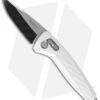 SOG One-Zero AU Automatic Knife White Al (3.1" Polish)