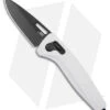 SOG One-Zero XR Lock Knife White Al (3.1" Black Chrome) -Sog SOG One Zero XR Lock White Aluminum Black Chrome BHQ 140872 jr