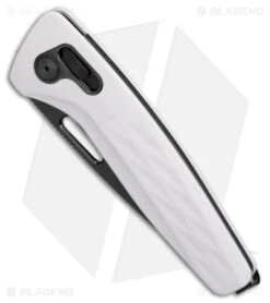 SOG One-Zero XR Lock Knife White Al (3.1" Black Chrome) -Sog SOG One Zero XR Lock White Aluminum Black Chrome BHQ 140872 jr spine