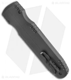 SOG Knives Pentagon OTF Automatic Dagger Knife Black (3.8" Black) -Sog SOG Pentagon OTF Blackout 15 61 01 57 BHQ 120699 jr side