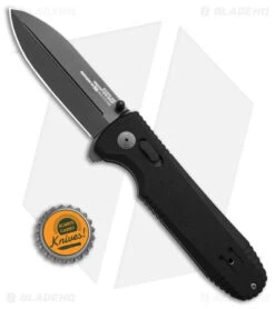 SOG Pentagon XR LTE Flipper Knife Black G-10 (3.5" Black) -Sog SOG Pentagon XR LTE Knife Black G10 3in Graphite BHQ 140125 td size