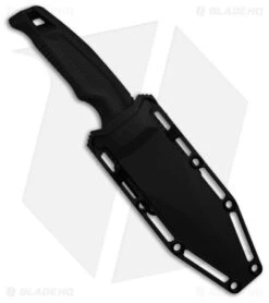 SOG Recondo FX Fixed Blade Knife Black GRN/Rubber (4.6" Black Serr) -Sog SOG Recondo FX FXB Black GRN Rubber 2in Blk BHQ 140878 td sheath