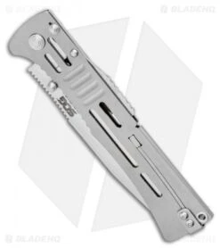 SOG SlimJim XL Bead Blast Assisted Opening Knife (4.18" Satin) SJ-51 -Sog SOG SlimJim XL Bead Blast Assisted Opening Knife 4.18 Satin SJ 51 BHQ 11536 LS Spine