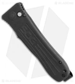 Sog -Sog SOG Strat Ops black canvas micarta black BHQ 52429 er spine