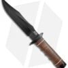 SOG Super SOG Bowie Fixed Blade Knife Leather (7.5" Black) SB1T-L -Sog SOG Super SOG Leather Black SOGSB1TL BHQ 67158 jr