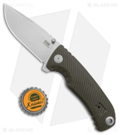 SOG Tellus ATK Assisted Frame Lock Knife OD Green/Orange (3.2" SW) -Sog SOG Tellus ATK Assisted FL OD Green Orange SW BHQ 177278 jr bottlecap