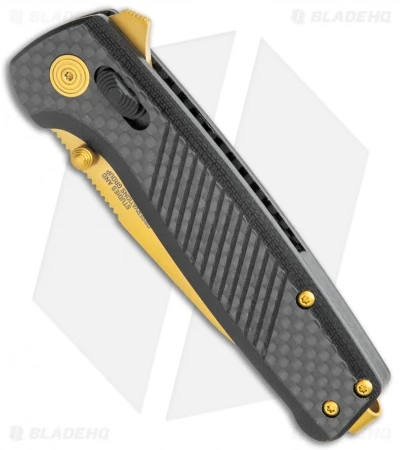 SOG Terminus XR LTE Knife Carbon Fiber (3" Gold) TM1033-BX 4 SOG Terminus XR LTE Knife Carbon Fiber (3" Gold) TM1033-BX - Image 2