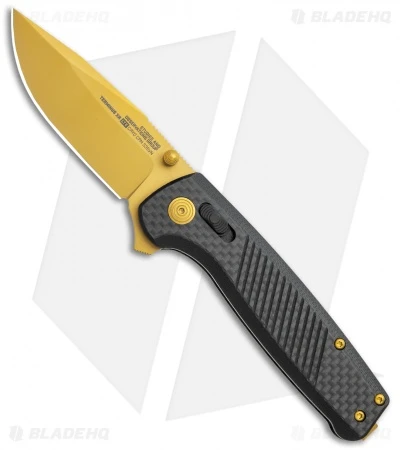 SOG Terminus XR LTE Knife Carbon Fiber (3" Gold) TM1033-BX 3 SOG Terminus XR LTE Knife Carbon Fiber (3" Gold) TM1033-BX