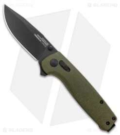 SOG Exclusive Terminus XR Lock Knife Green Micarta (3" Black)