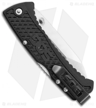 SOG Traction Tanto Lockback Knife (3.38" Satin) 4 SOG Traction Tanto Lockback Knife (3.38" Satin) - Image 2