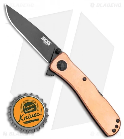 SOG Twitch II Spring Assisted Knife Copper (2.68" Black) TWI302-PB 6 SOG Twitch II Spring Assisted Knife Copper (2.68" Black) TWI302-PB - Image 4