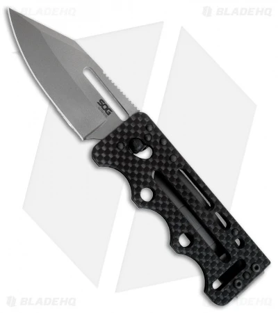 SOG Ultra C-Ti Money Clip Knife Carbon Fiber (2.8" Bead Blast) 3 SOG Ultra C-Ti Money Clip Knife Carbon Fiber (2.8" Bead Blast)