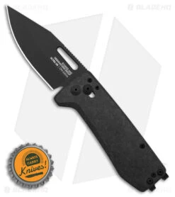 SOG Ultra XR Folding Knife Blackout Carbon Fiber (2.8" Black S35VN) -Sog SOG Ultra XR XHP Folding Knife Blackout Carbon Fiber 2in Black XHP BHQ 140873 td size