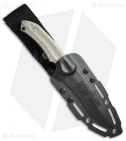 SOG Kiku Small Fixed Blade Knife Green Micarta (4.9" Satin) KU-2001 -Sog SOG kiku small green micarta satin KU 2001 BHQ 21602 er sheath