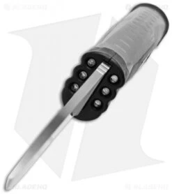 SOG Bladelight Camp Fixed Blade Knife W/ LEDs (4.50" Satin Plain) BLT21K 10 SOG Bladelight Camp Fixed Blade Knife W/ LEDs (4.50" Satin Plain) BLT21K -Sog sog bladelight camp blt21k cp front