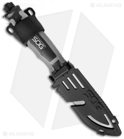 SOG Bladelight Camp Fixed Blade Knife W/ LEDs (4.50" Satin Plain) BLT21K 4 SOG Bladelight Camp Fixed Blade Knife W/ LEDs (4.50" Satin Plain) BLT21K - Image 2