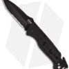 SOG Escape Lockback Knife Black (3.4" Black Serr) FF-25 -Sog sog escape ff 25