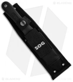 SOG Pentagon S14 Fixed Blade Knife (5" Satin Serr) -Sog sog pentagon s14 sheath