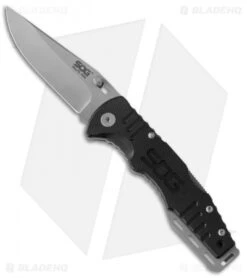 SOG Salute Mini Lockback Knife (3.125" Bead Blast) FF1001