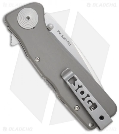 SOG Twitch XL Spring Assisted Knife Graphite (3.25" Satin Serr) TWI-920 4 SOG Twitch XL Spring Assisted Knife Graphite (3.25" Satin Serr) TWI-920 - Image 2