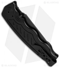 SOG Zoom Tanto Spring Assisted Knife (3.625" Black) ZM1014 -Sog sog zoom tanto blk zm1014 cp side cm